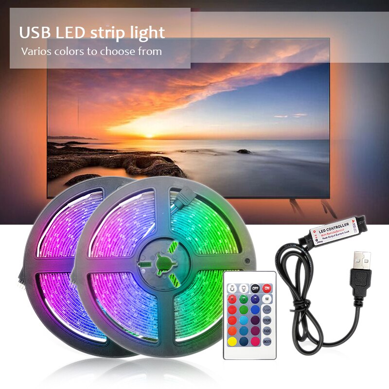 LED Ʈ  USB 5050 SMD DC5V  LED  ..